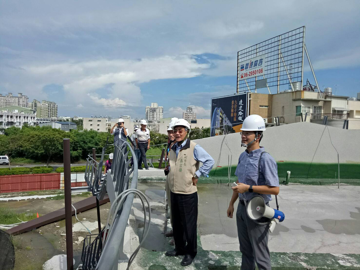 台江文化中心預計明年春天試營運　吳宗榮視察工程進度...