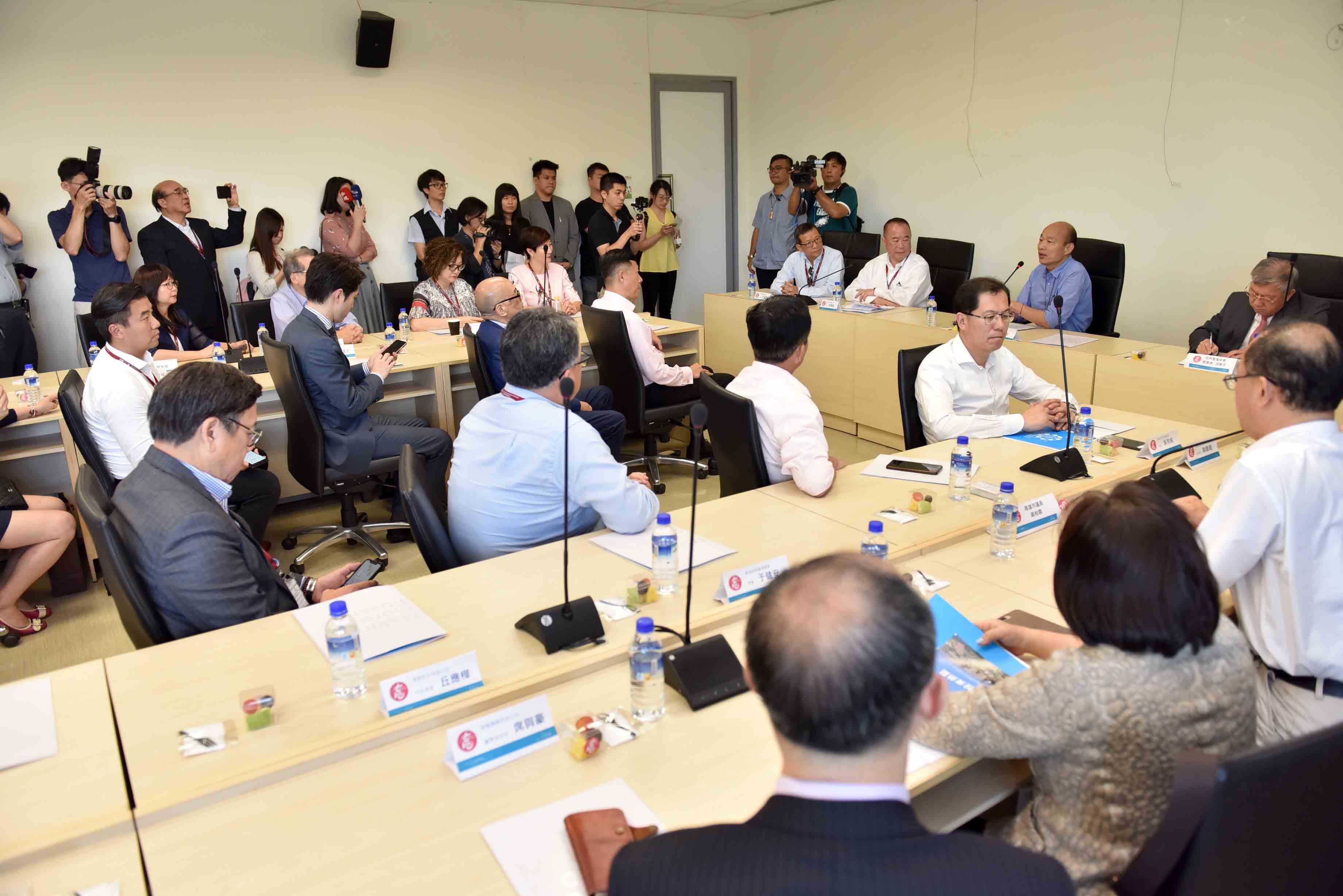 香港總商會來訪    韓國瑜熱情歡迎盼能多投資高雄...