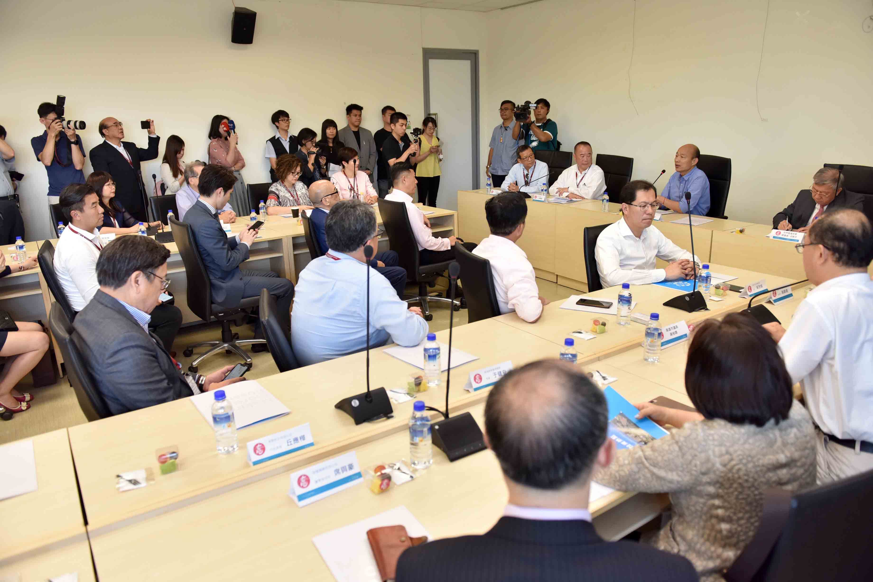 香港總商會來訪    韓國瑜熱情歡迎盼能多投資高雄