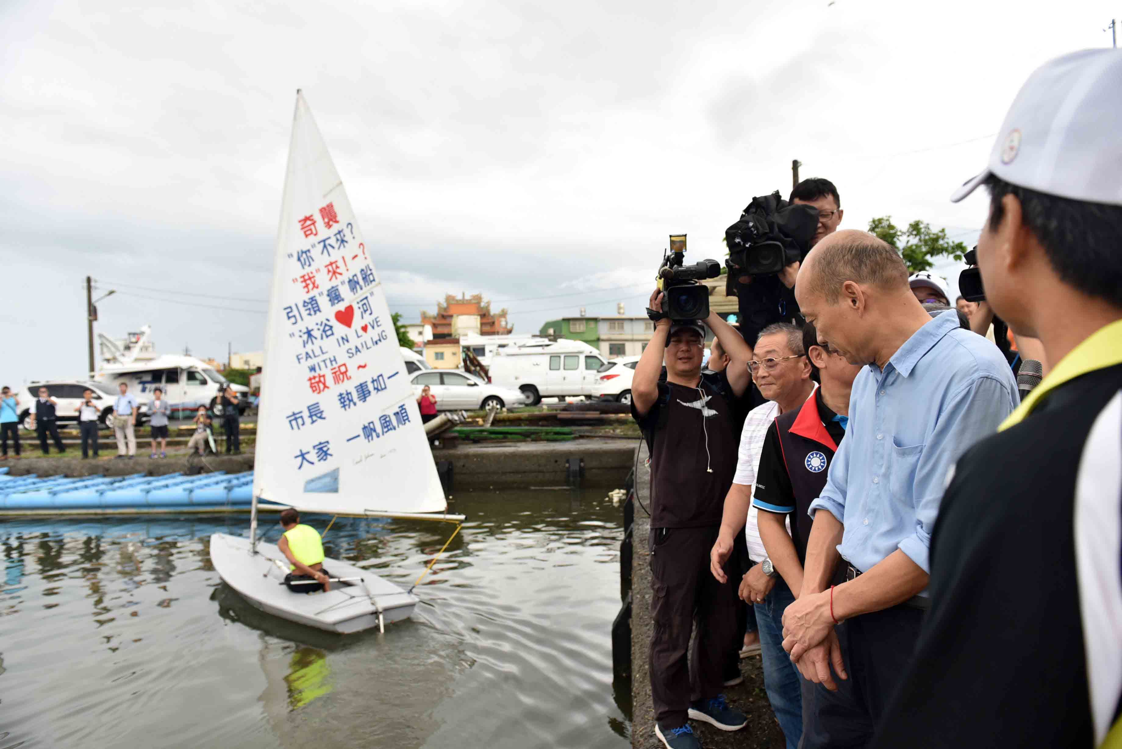 韓國瑜視察汕尾漁港  改善當地海岸景觀不遺餘力...