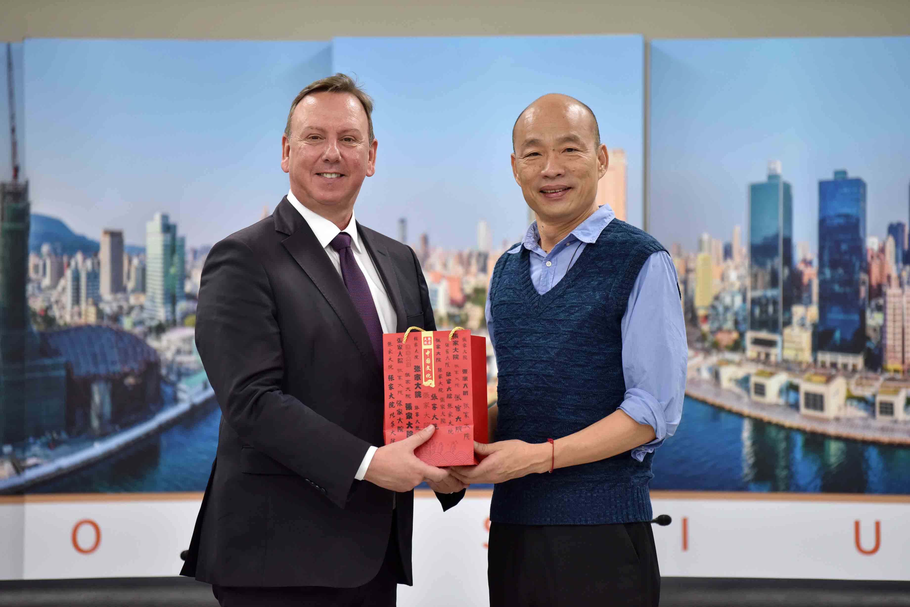 高雄市長韓國瑜竭誠歡迎ICLEI來訪  盼提升高雄在世界能見度...