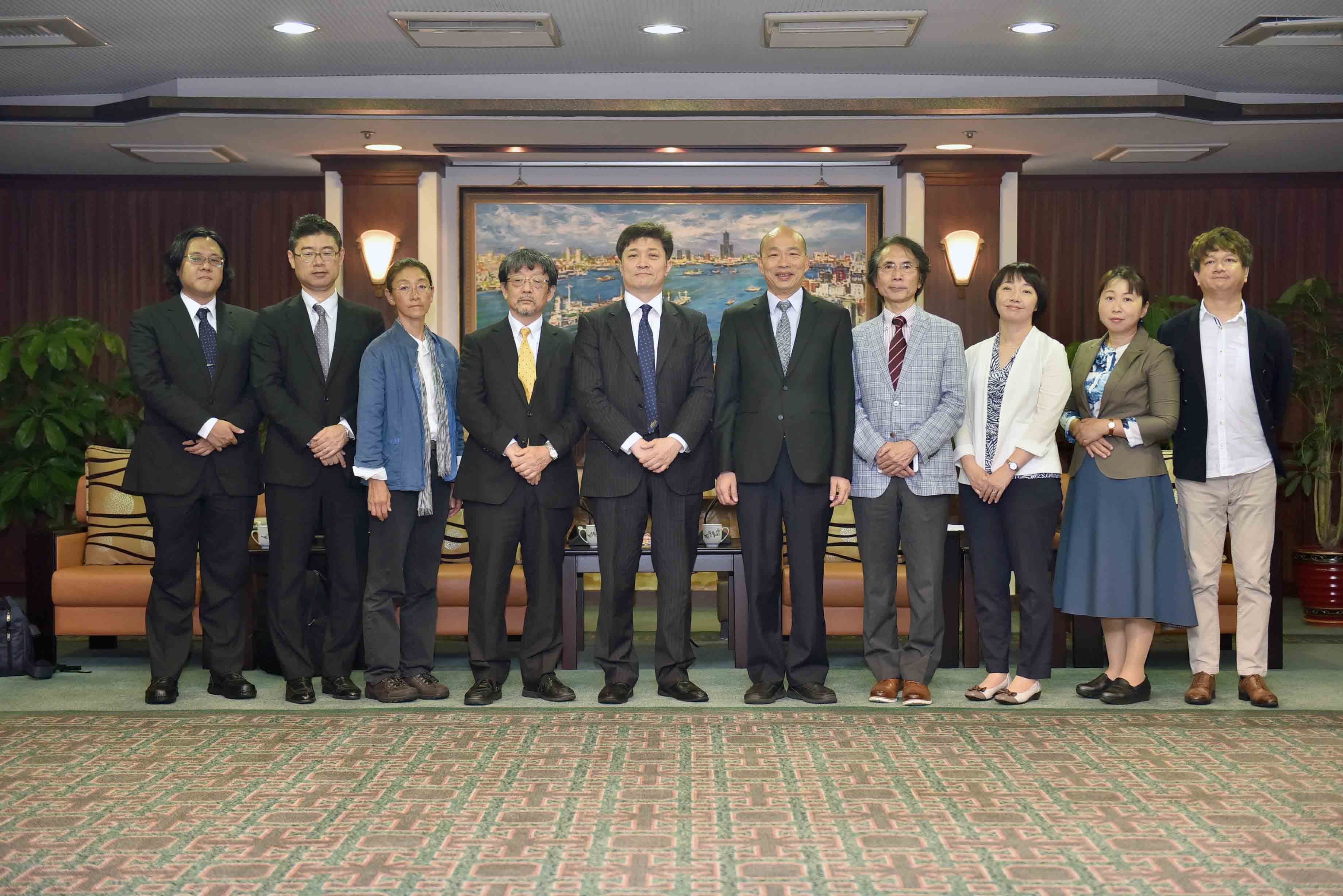 日本學界拜會  韓國瑜盼日台關係更緊密發展