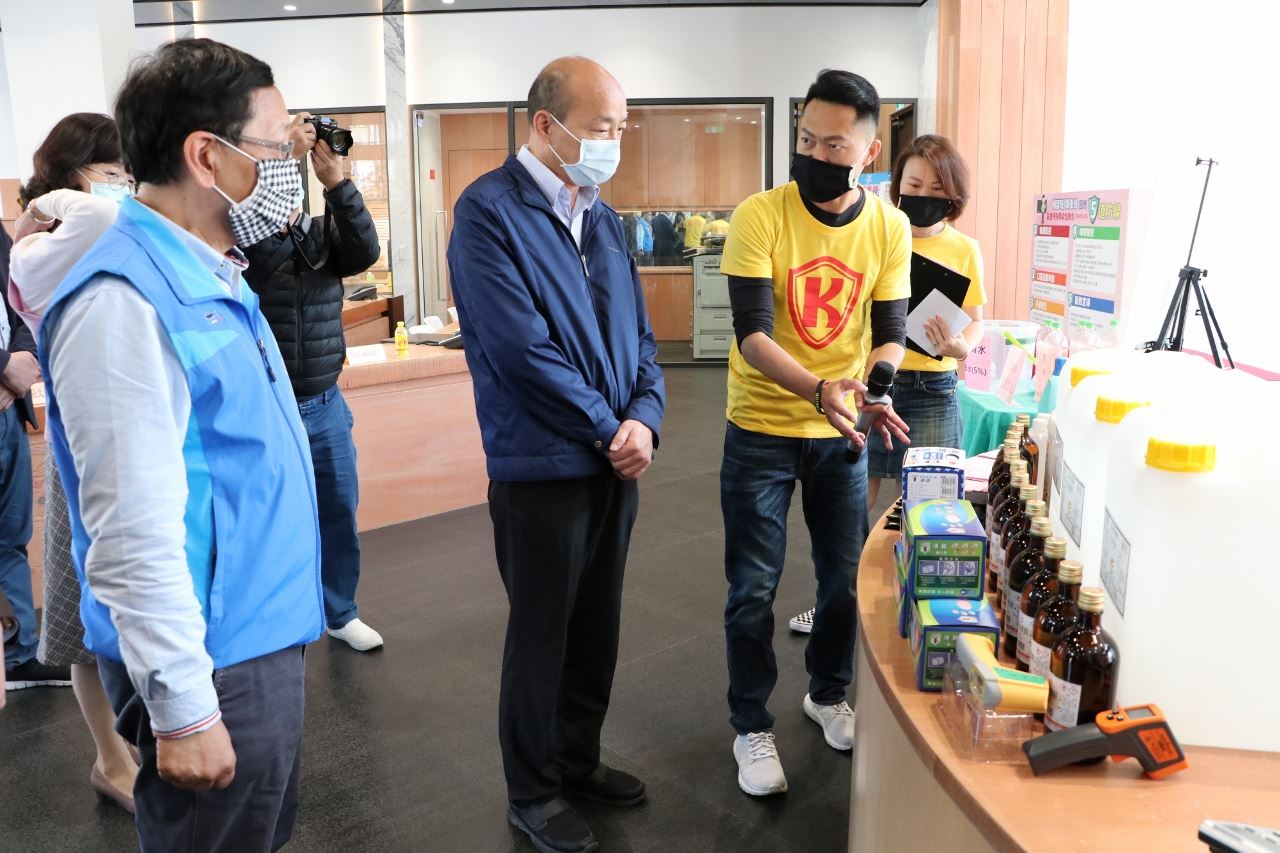 關心高雄補習班防疫情形  韓國瑜:以高標準守護孩童健康...