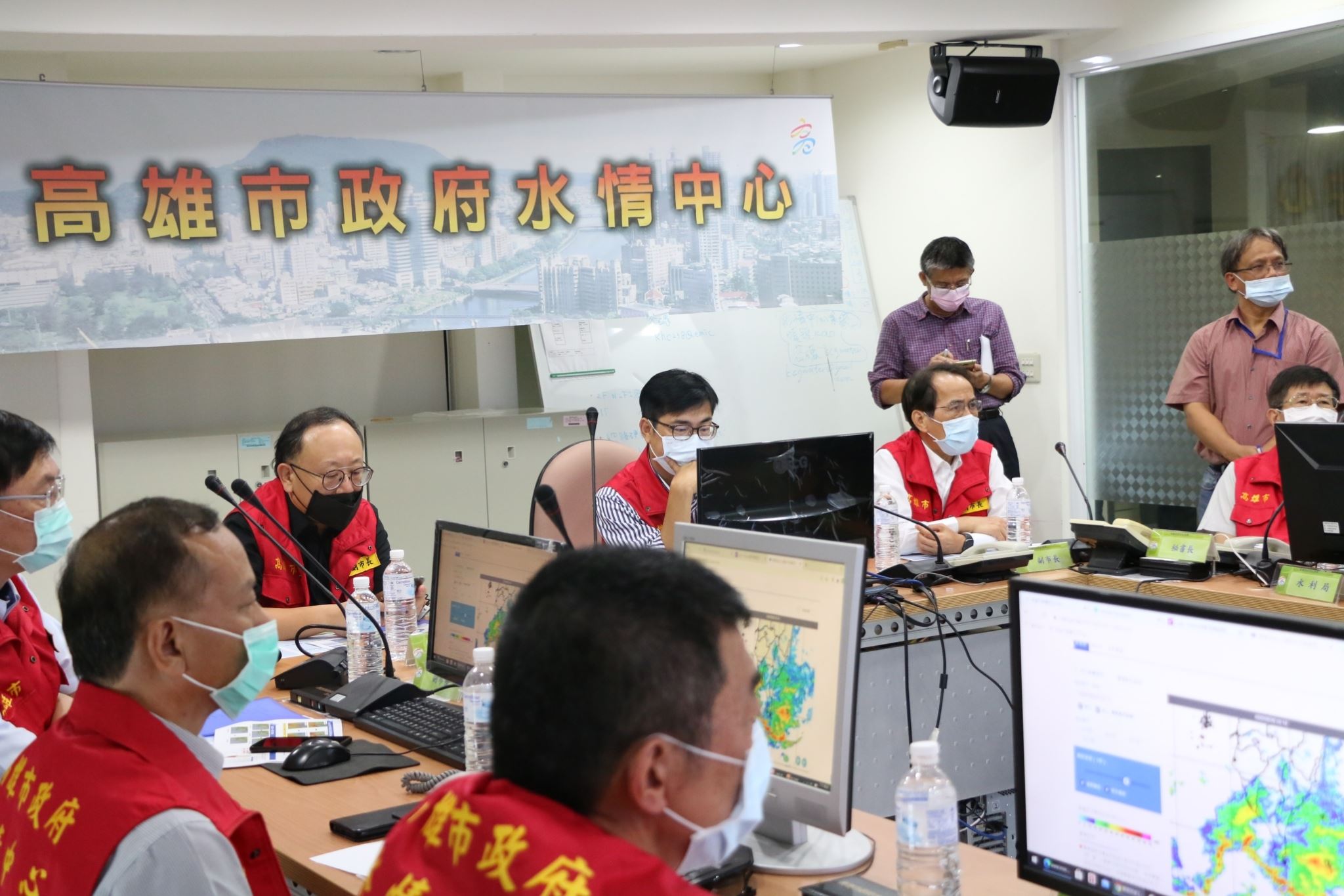 高市水情應變工作會議  陳其邁:隨時更新最新水情狀況 ...