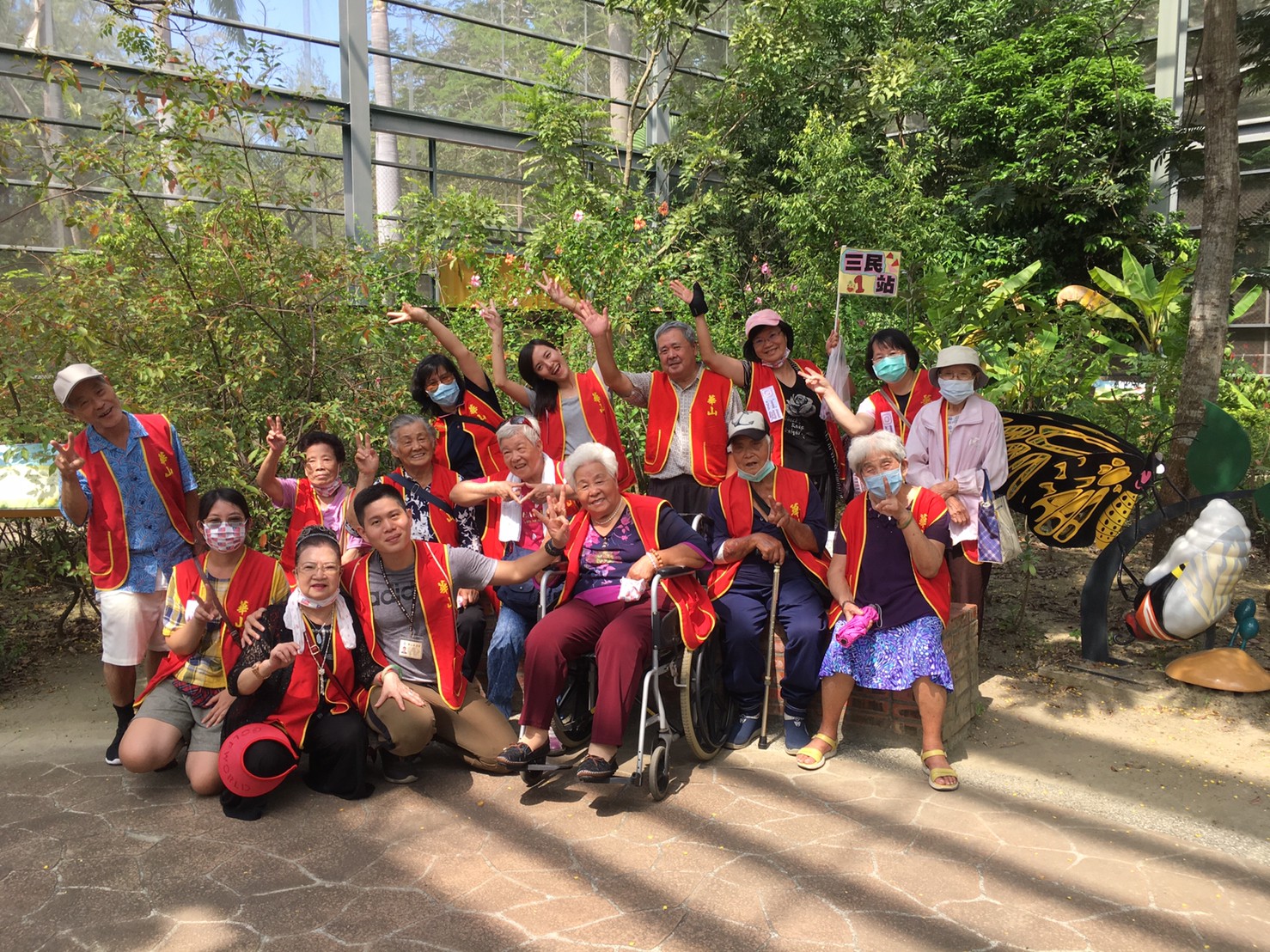華山三民1天使站建站14周年  攜手「幸福蝴蝶園」感恩茶會...