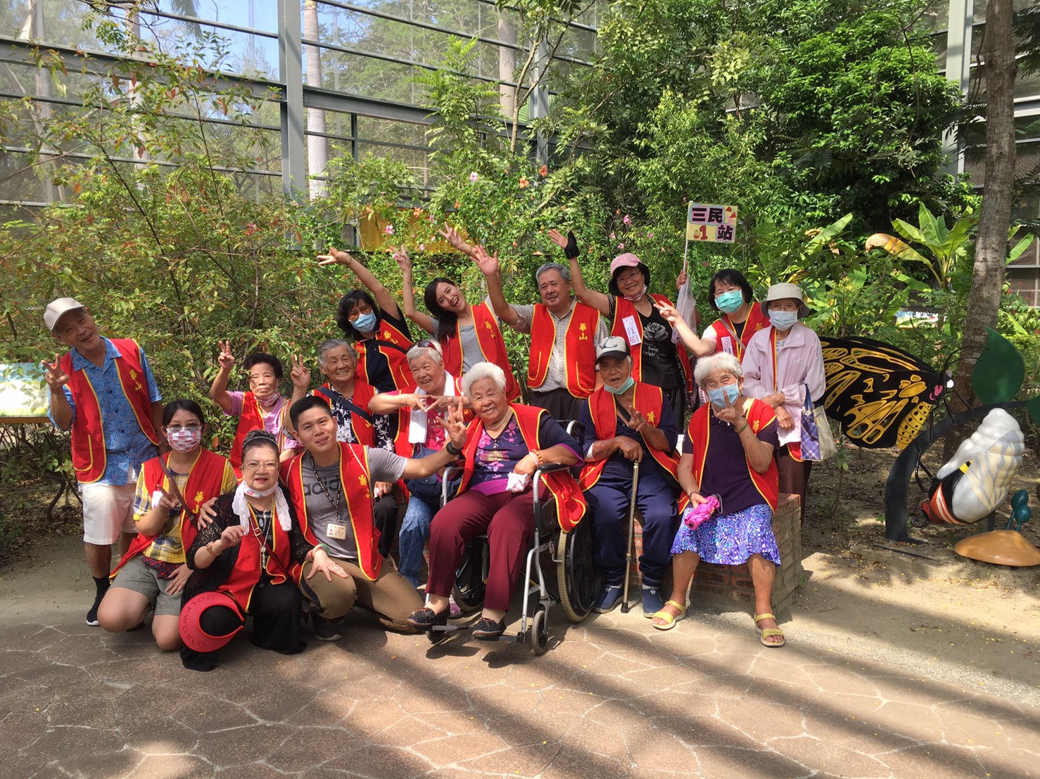 華山三民1天使站建站14周年  攜手「幸福蝴蝶園」感恩茶會