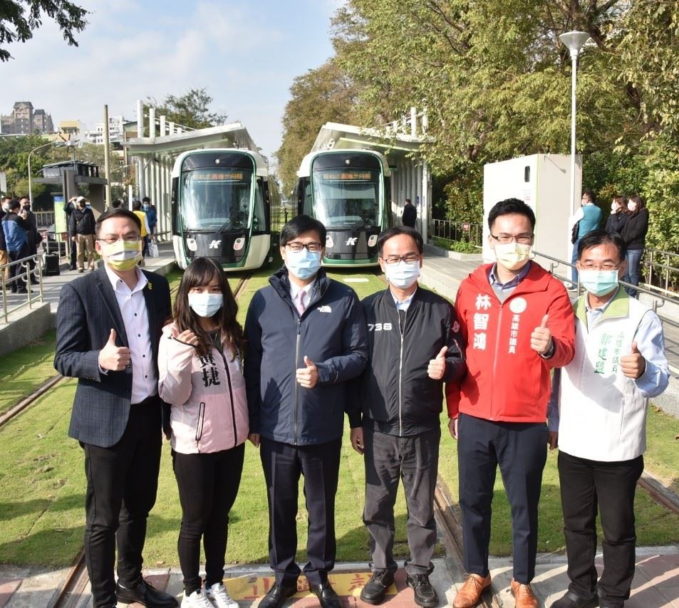 高雄輕軌大南環段至2/28全線免費  陳其邁：以市民角度出發...
