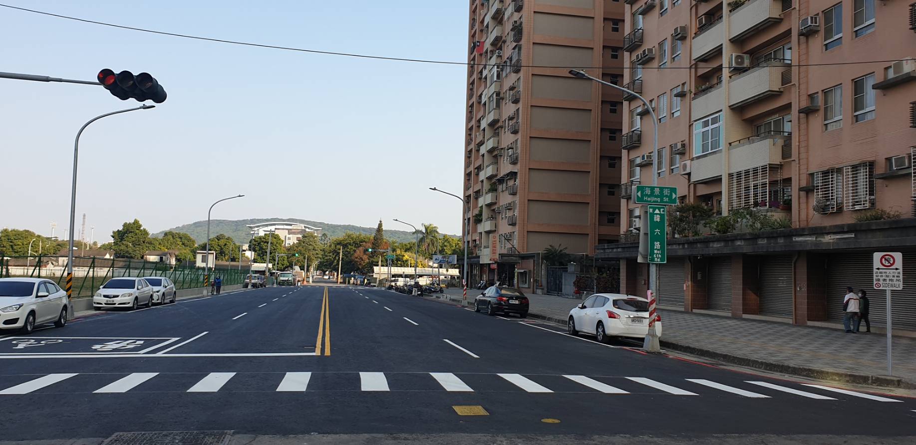 左營緯六路(海景街至海富路)完成拓寬開放通車...