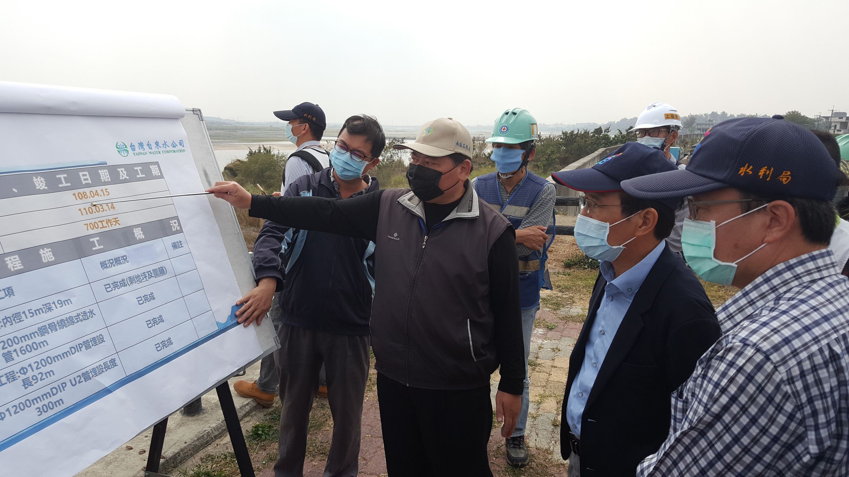 林副市長視察大泉伏流水井  提前完工供水穩定高雄水情...