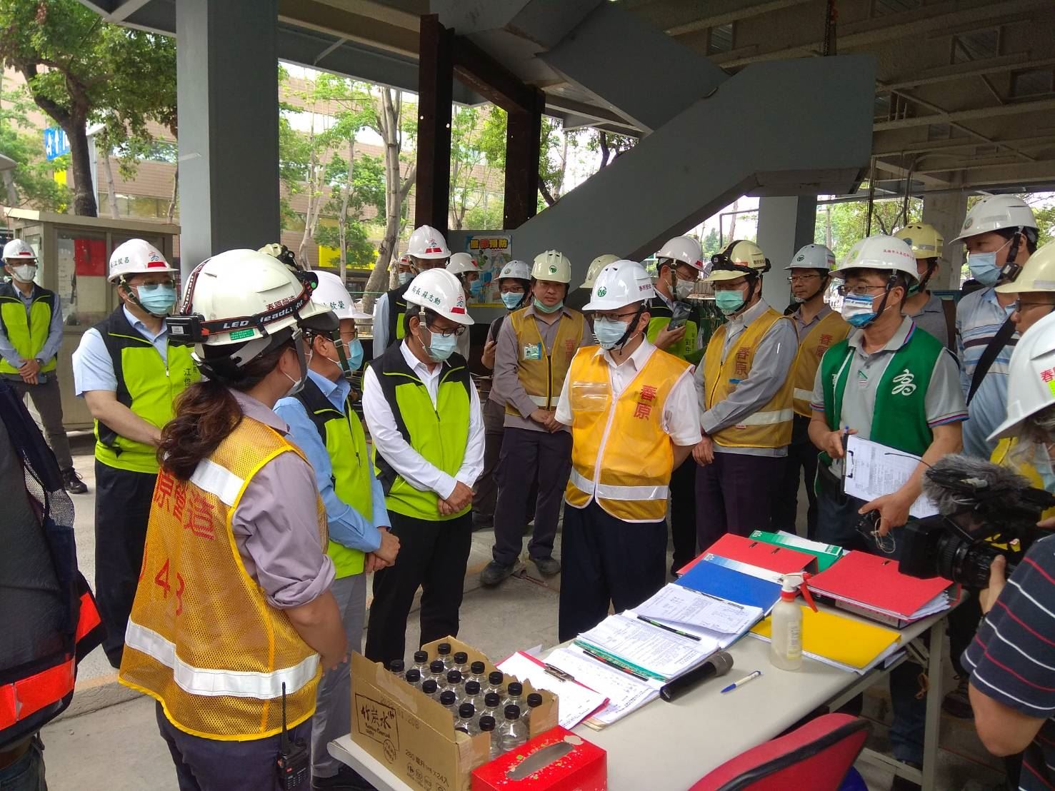 副市長林欽榮率市府局處稽查工地 公私協力提升建築工地安...
