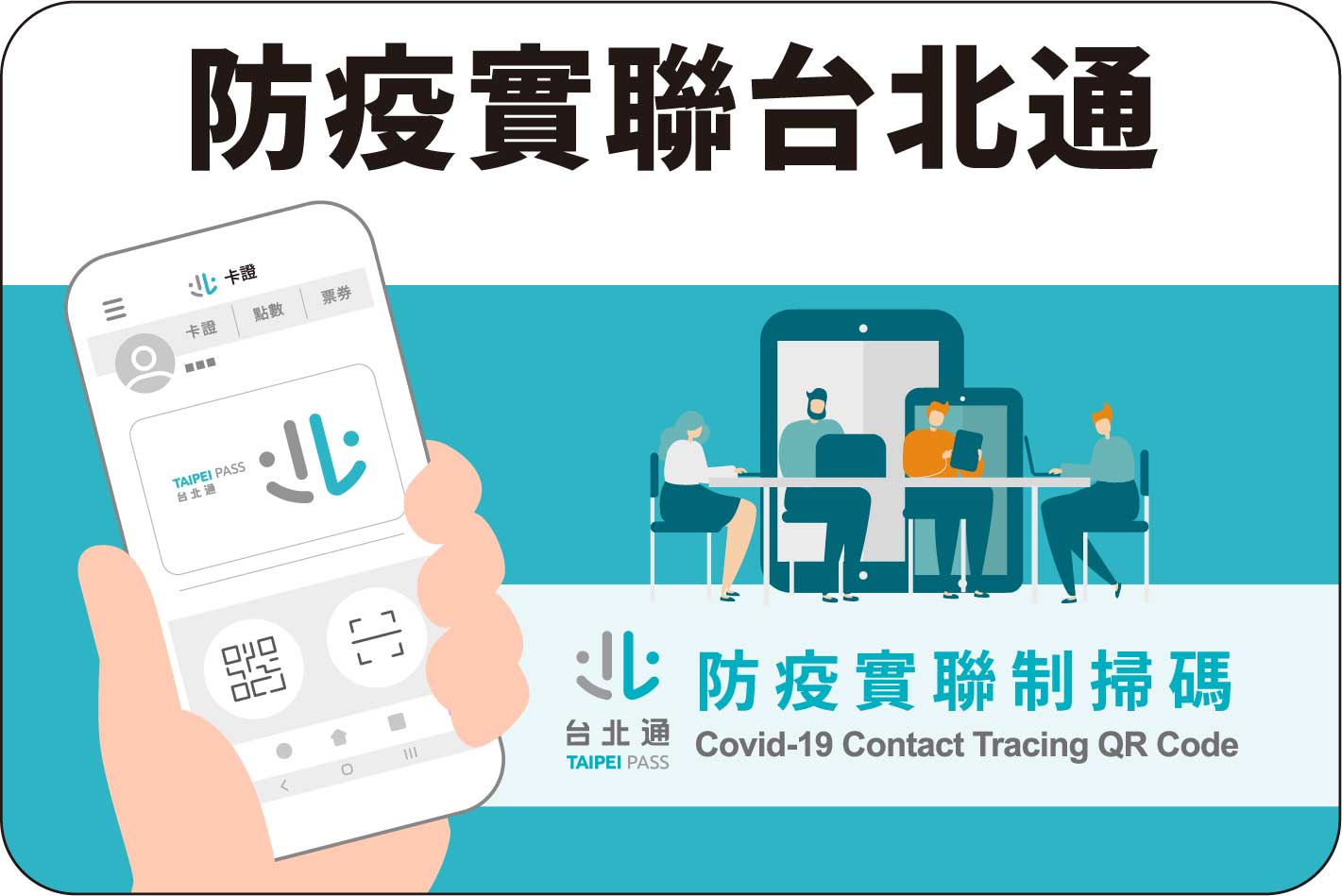 台北市科技防疫再升級 「台北通實聯制、紓困線上申辦、疫...