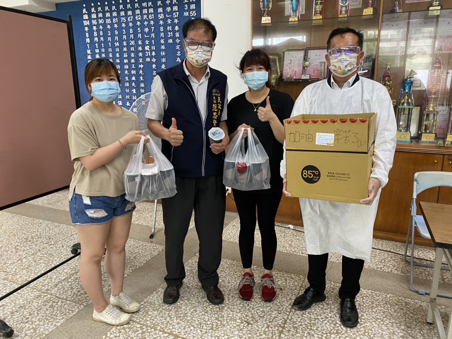 台中快打站全面啟動 民間義氣相挺奧援物資...