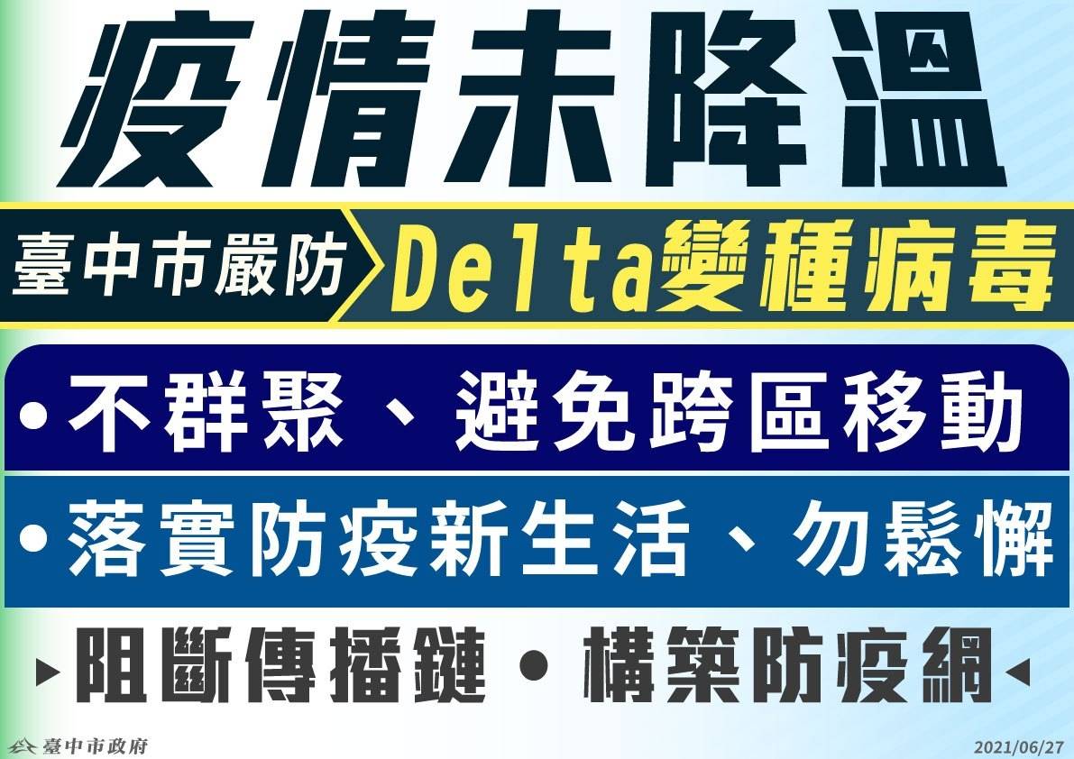 防Delta入侵   盧秀燕：忍忍少外出！...