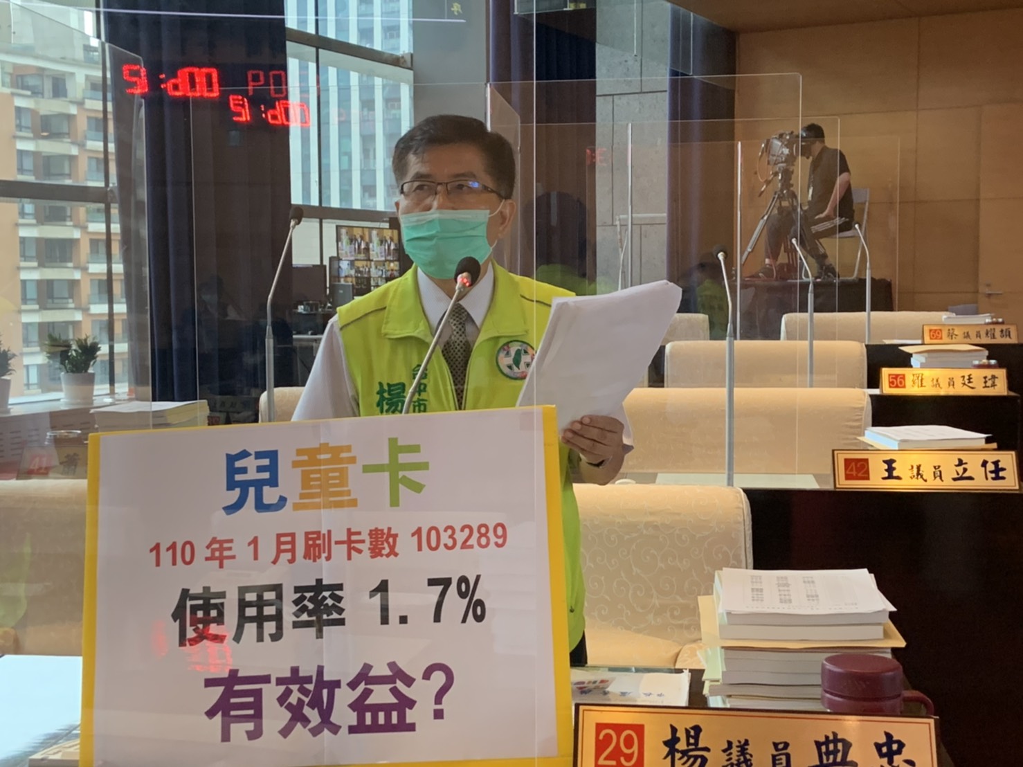 中市兒童卡使用率僅1.7% 議員批:功能少效益低...