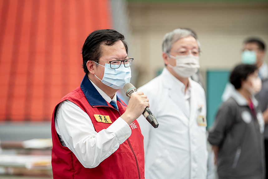 第五輪疫苗接種開打  桃市36個社區接種站今日施打2萬2,000...
