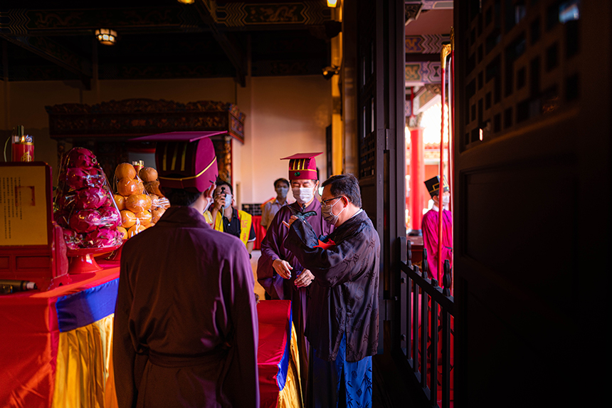 桃市祭孔典禮  鄭文燦任正獻官...