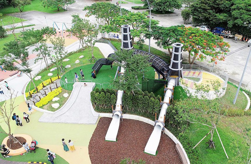 北市新新公園、華山大草原遊戲場  獲國家卓越建設獎...