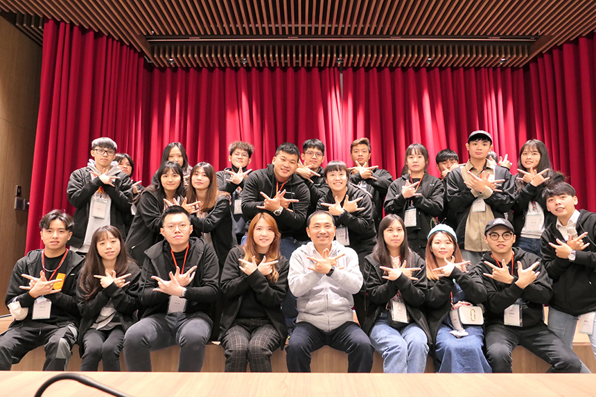 北學聯「名人開講」  侯友宜勉勵學生重視公共議題...