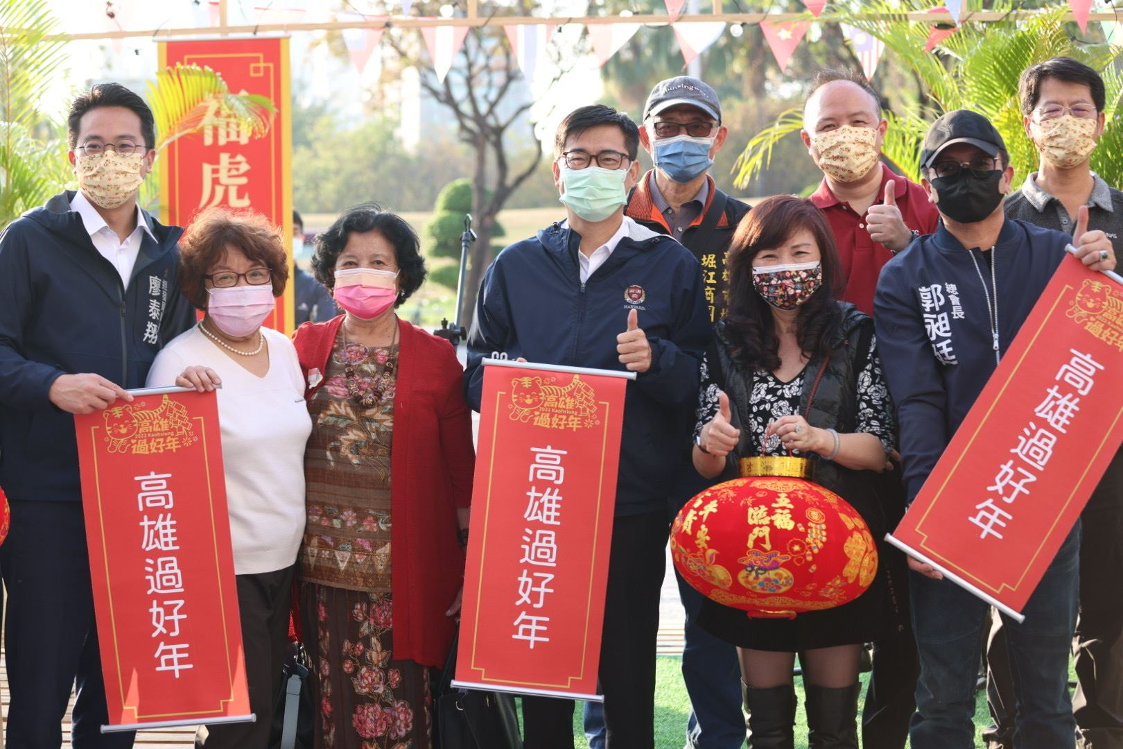 WTO台灣高雄暖心過好年 陳其邁共襄盛舉異國文化市集祝賀新年快樂