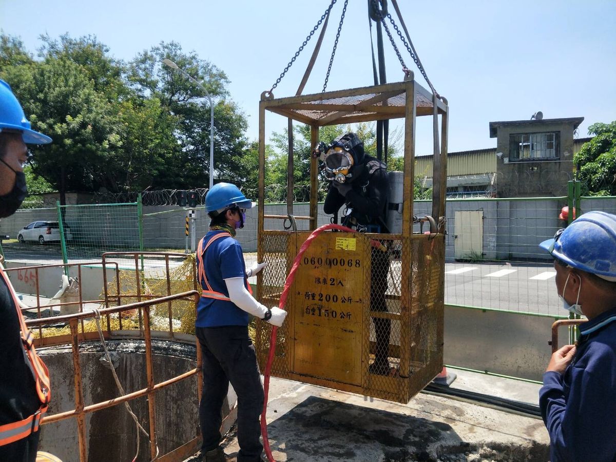 完成地下18米污水管取水-打通臨海工業區再生水製造鏈