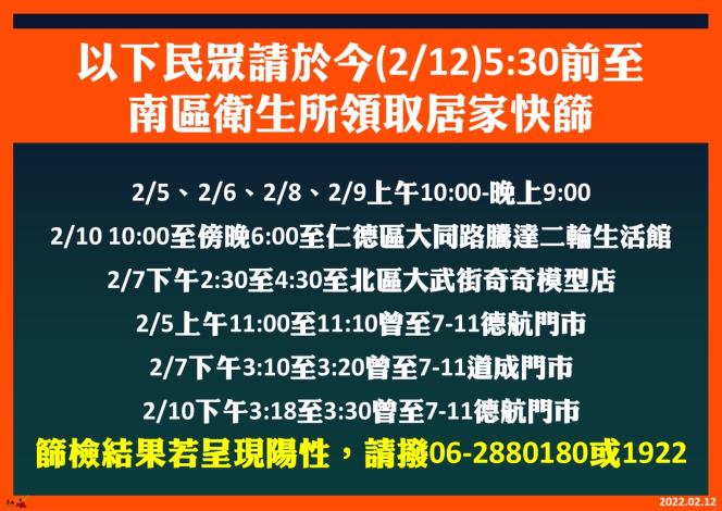 台南今日新增3例COVID-19本土個案　黃偉哲籲請足跡重疊者至...