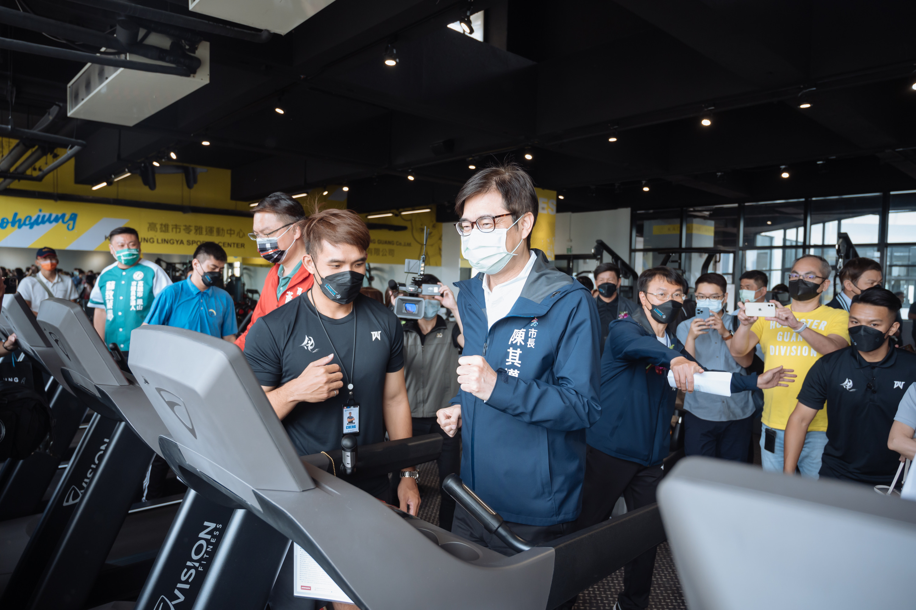 苓雅運動中心正式啟用 陳其邁：提供完善的無障礙運動服務...