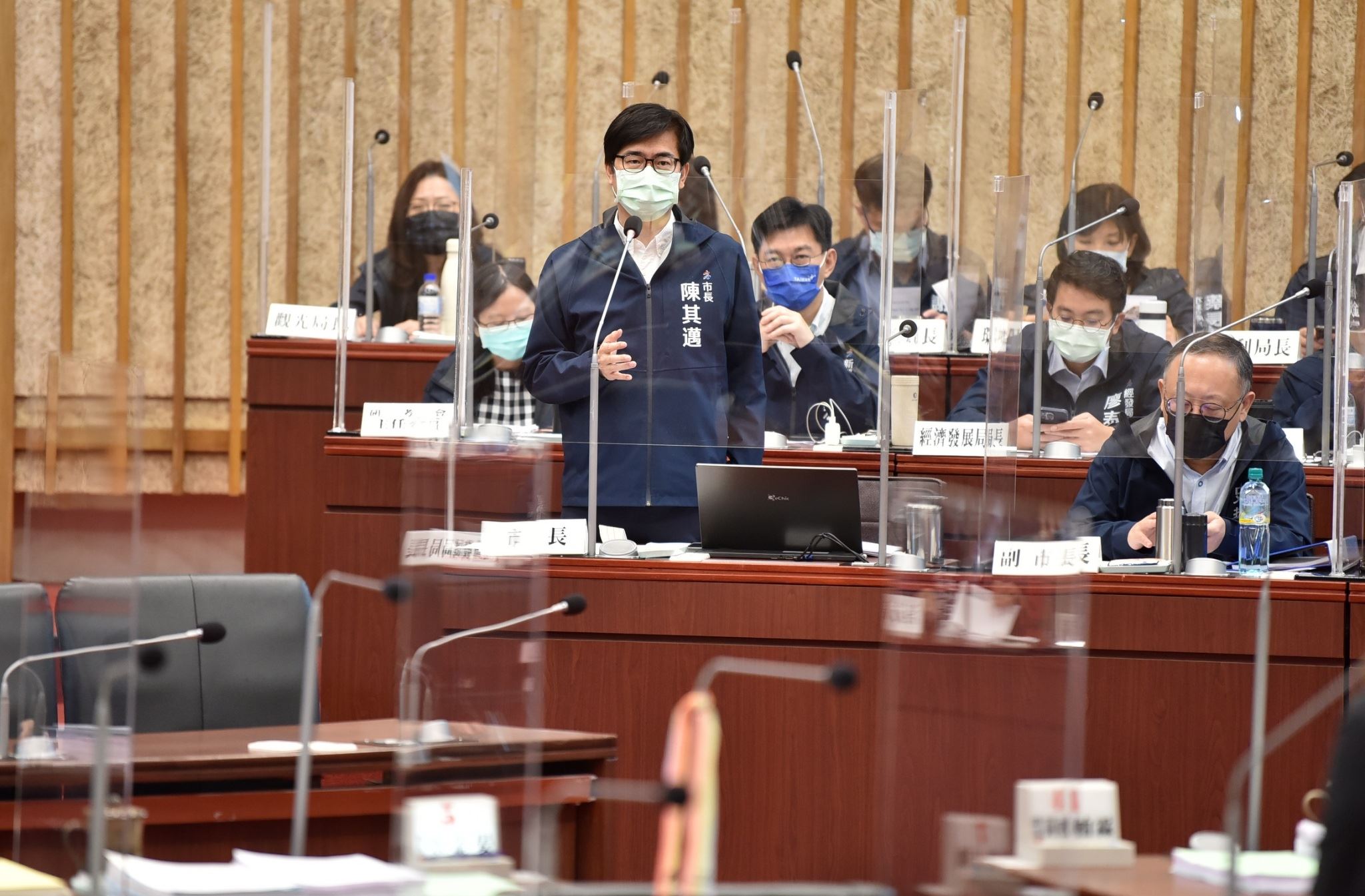 高雄捷運岡山路竹線北延台南   陳其邁：朝共站方向、同月台即可轉乘規劃