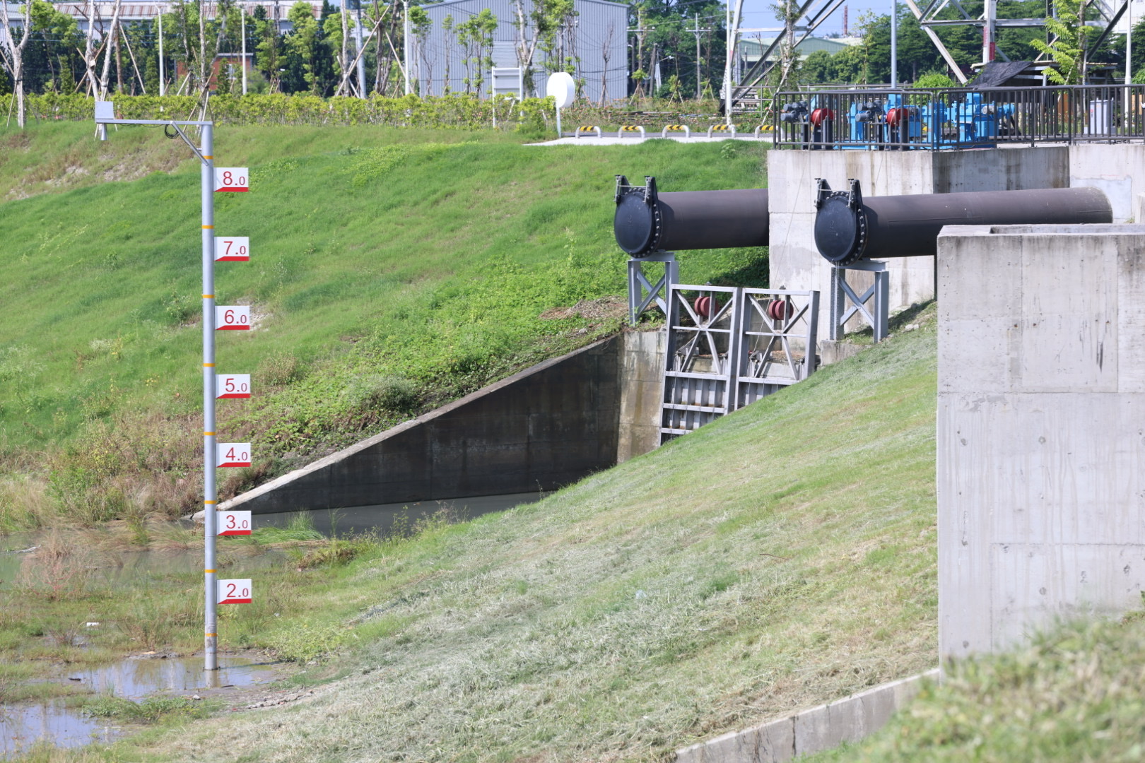 視察岡山治水工程 陳其邁感謝民代支持地方建設