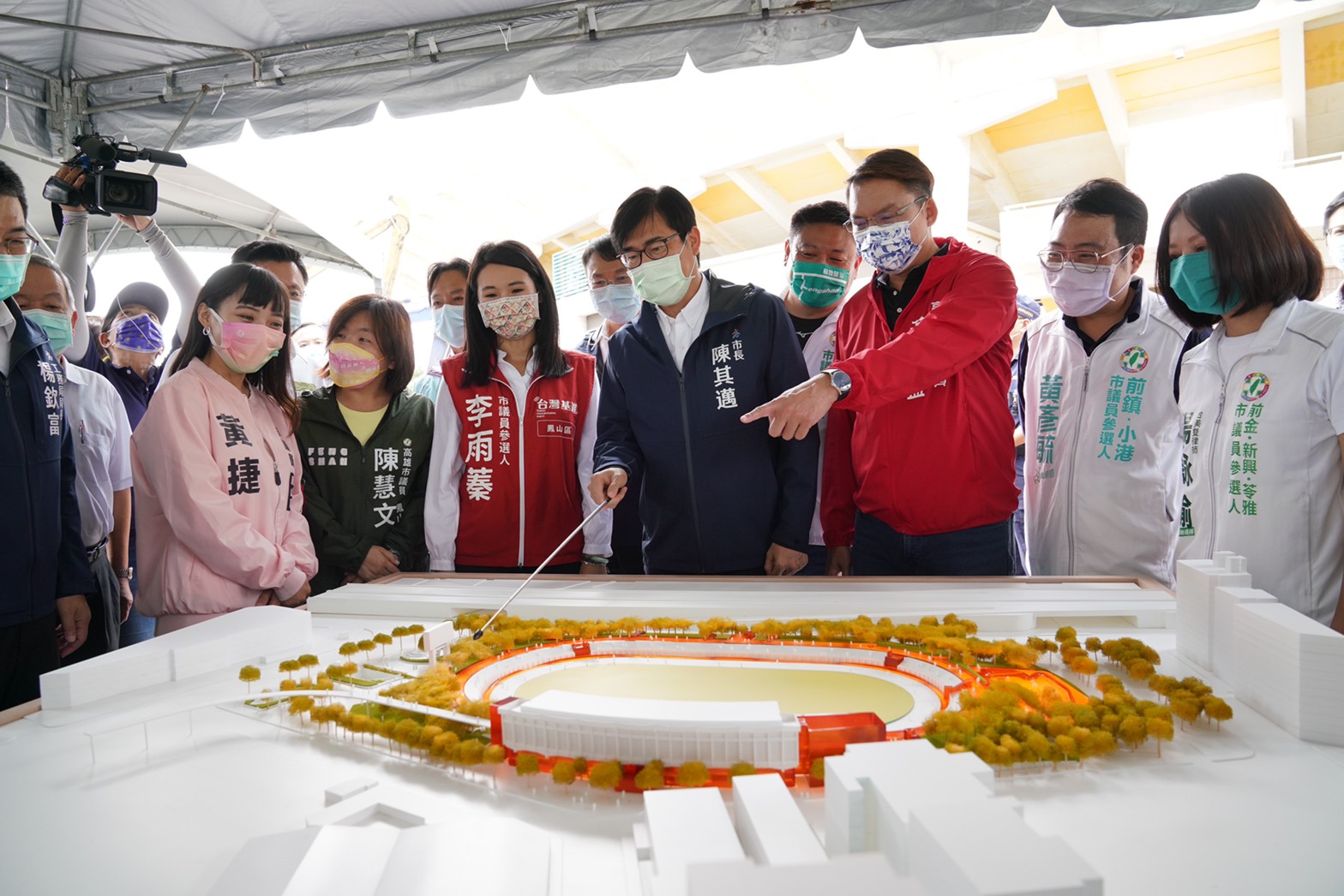 中正運動場華麗轉身 陳其邁宣告Kaohsiung Highline運動公園計畫啟動