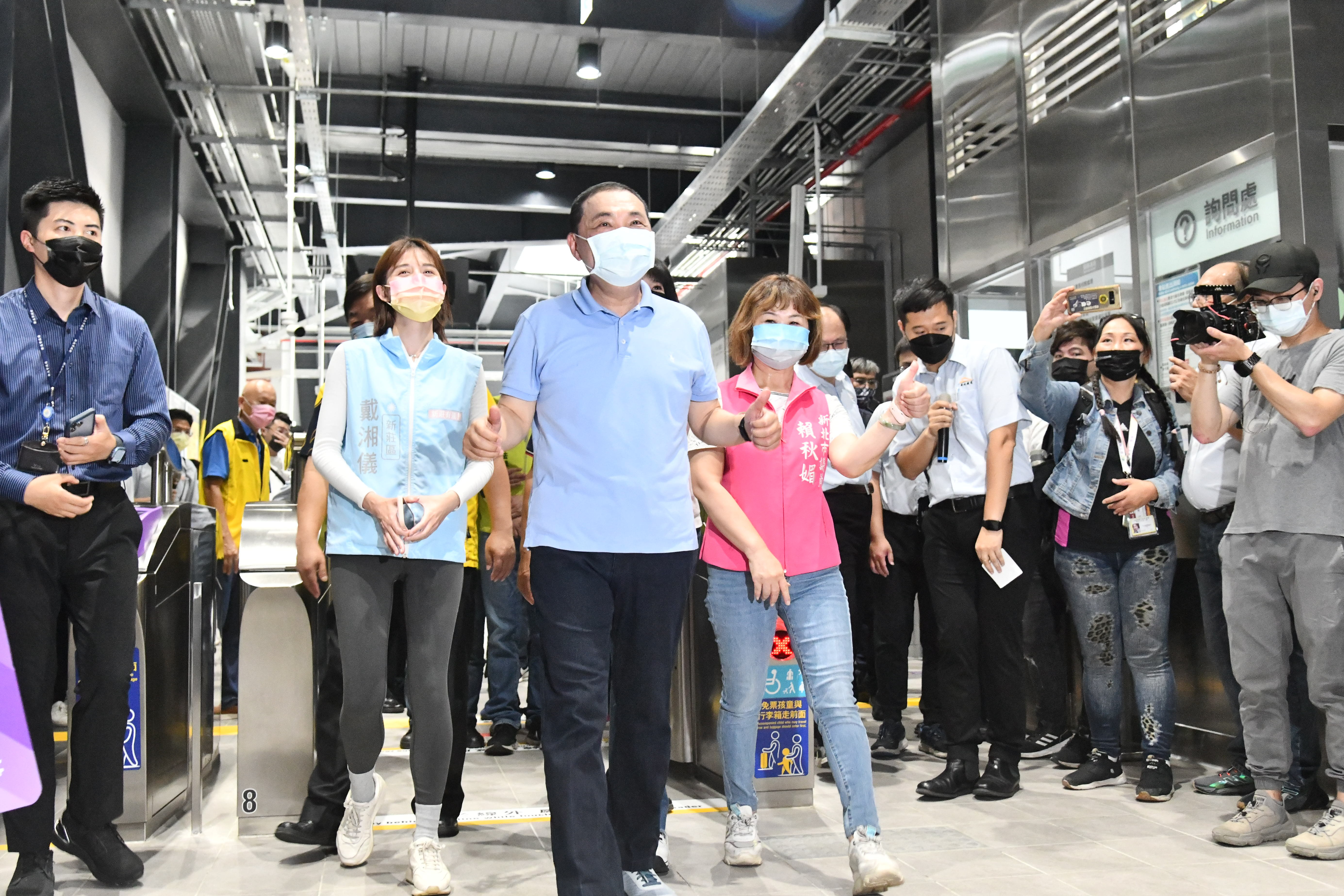 機捷泰山站北側出入口啟用 侯友宜盼帶動新泰地區蓬勃發展...