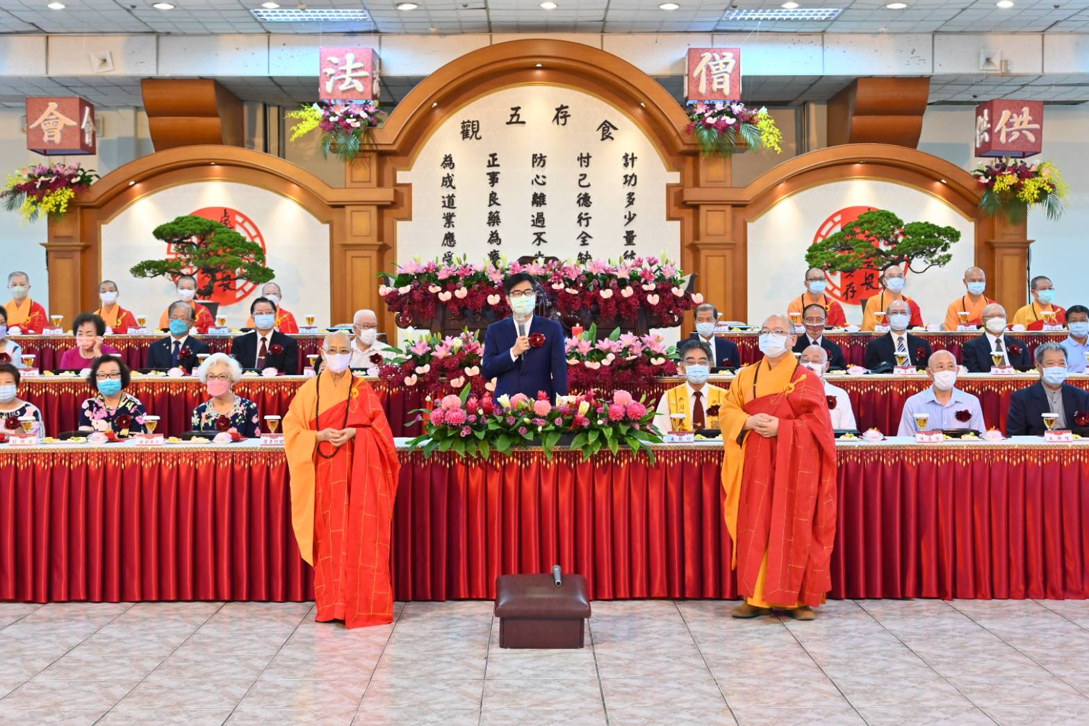 陳其邁祝壽星雲大師 感謝佛光山為社會付出