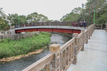 大雅整體水環境改善完工  荒地變身水岸景觀廊道