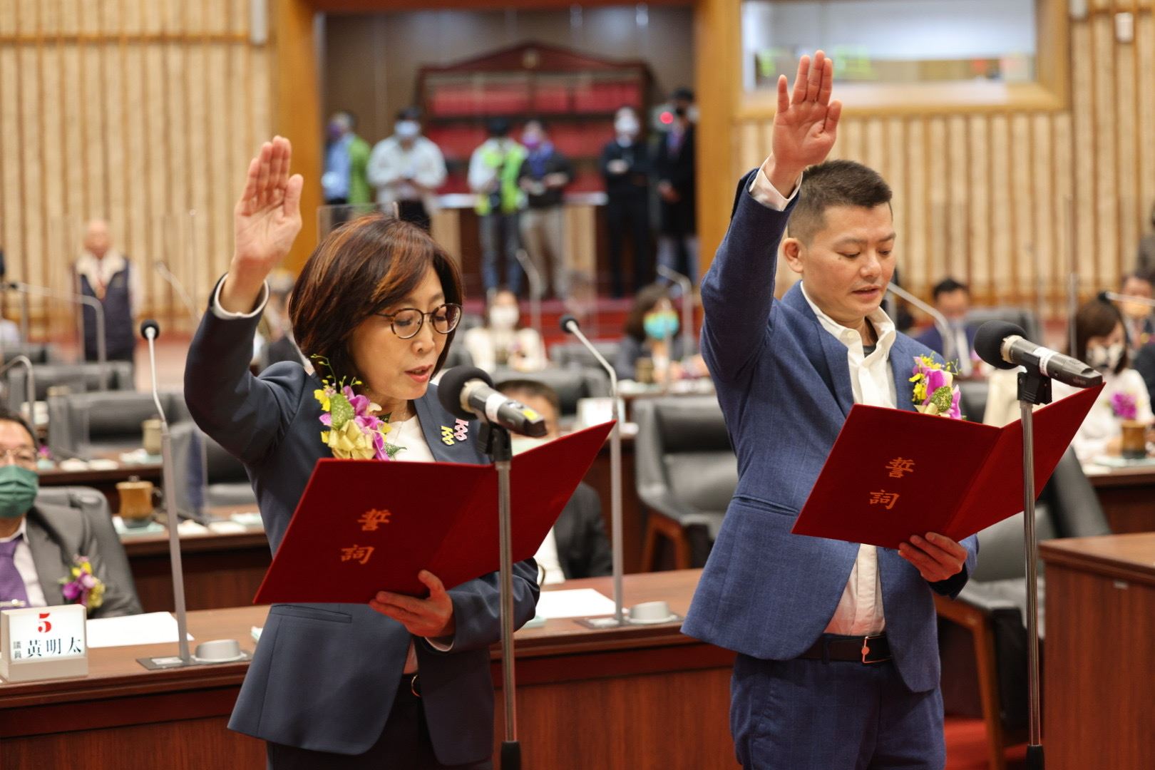 高雄市議會第四屆成立大會 陳其邁盼府會和諧共同為市政努力