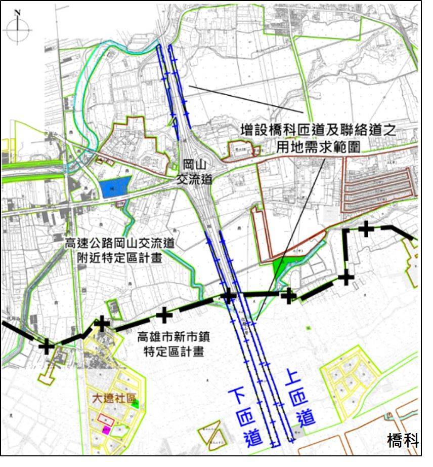 內政部通過增設橋科匝道及聯絡道都計變更案 拼117年完工