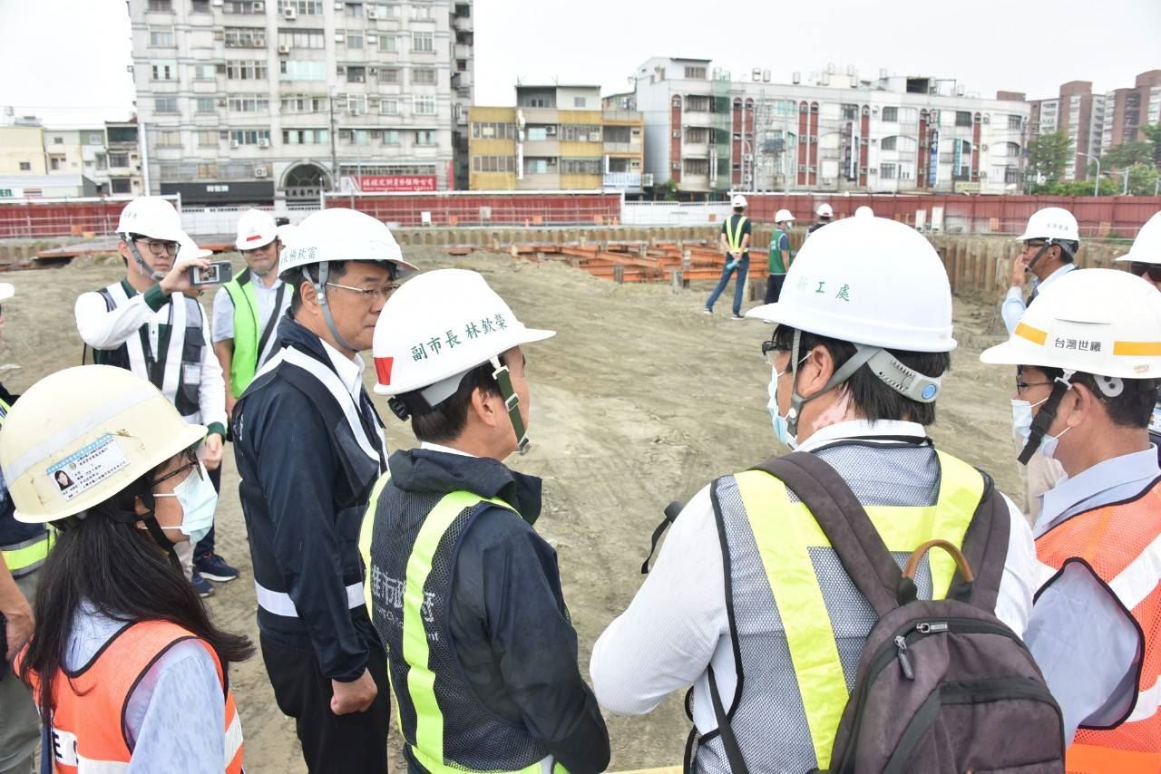 高市府視察社宅工程開挖作業  落實全民督工...