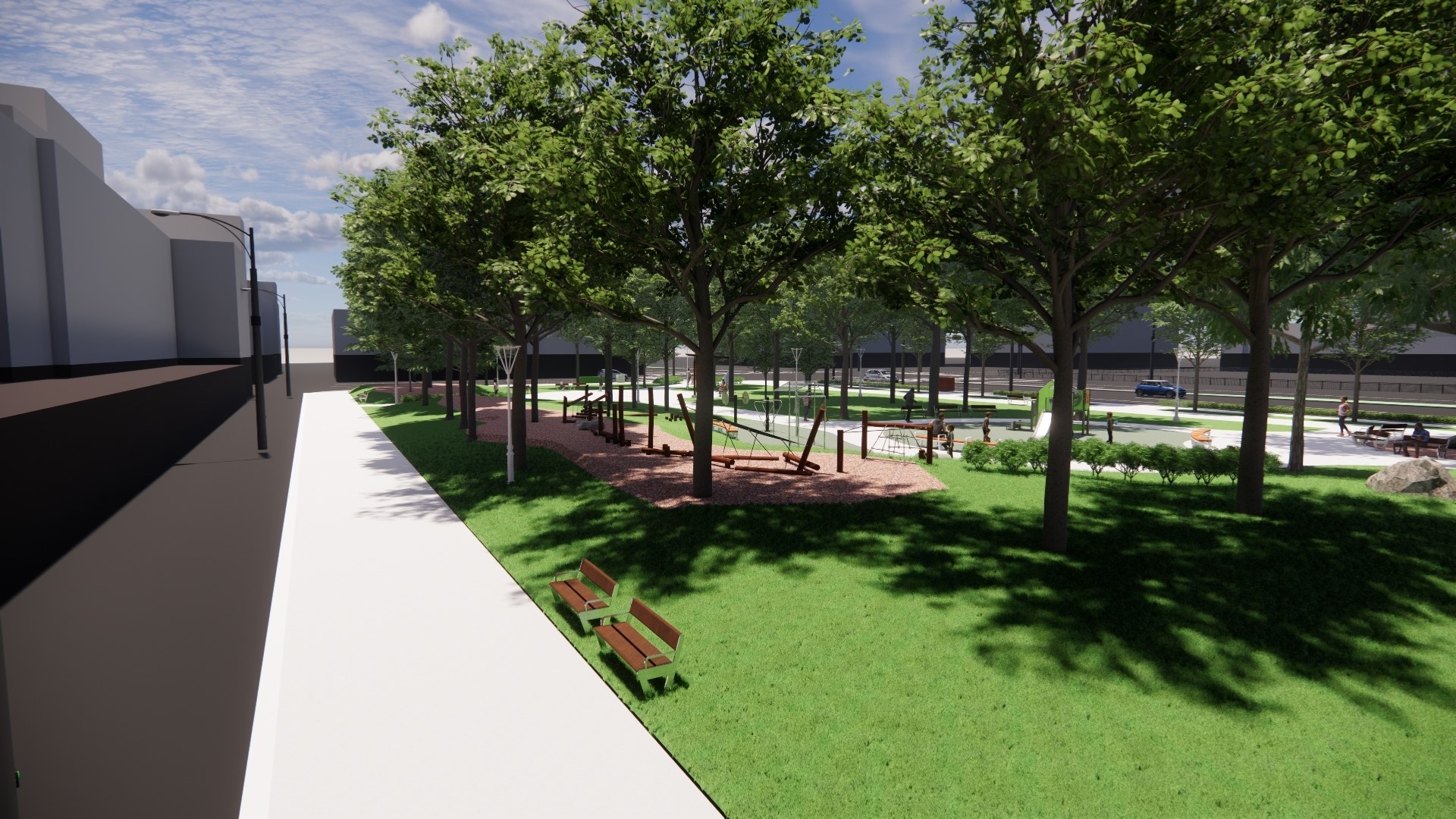 「共融式公園」規劃  打造優質之鄰里休憩空間