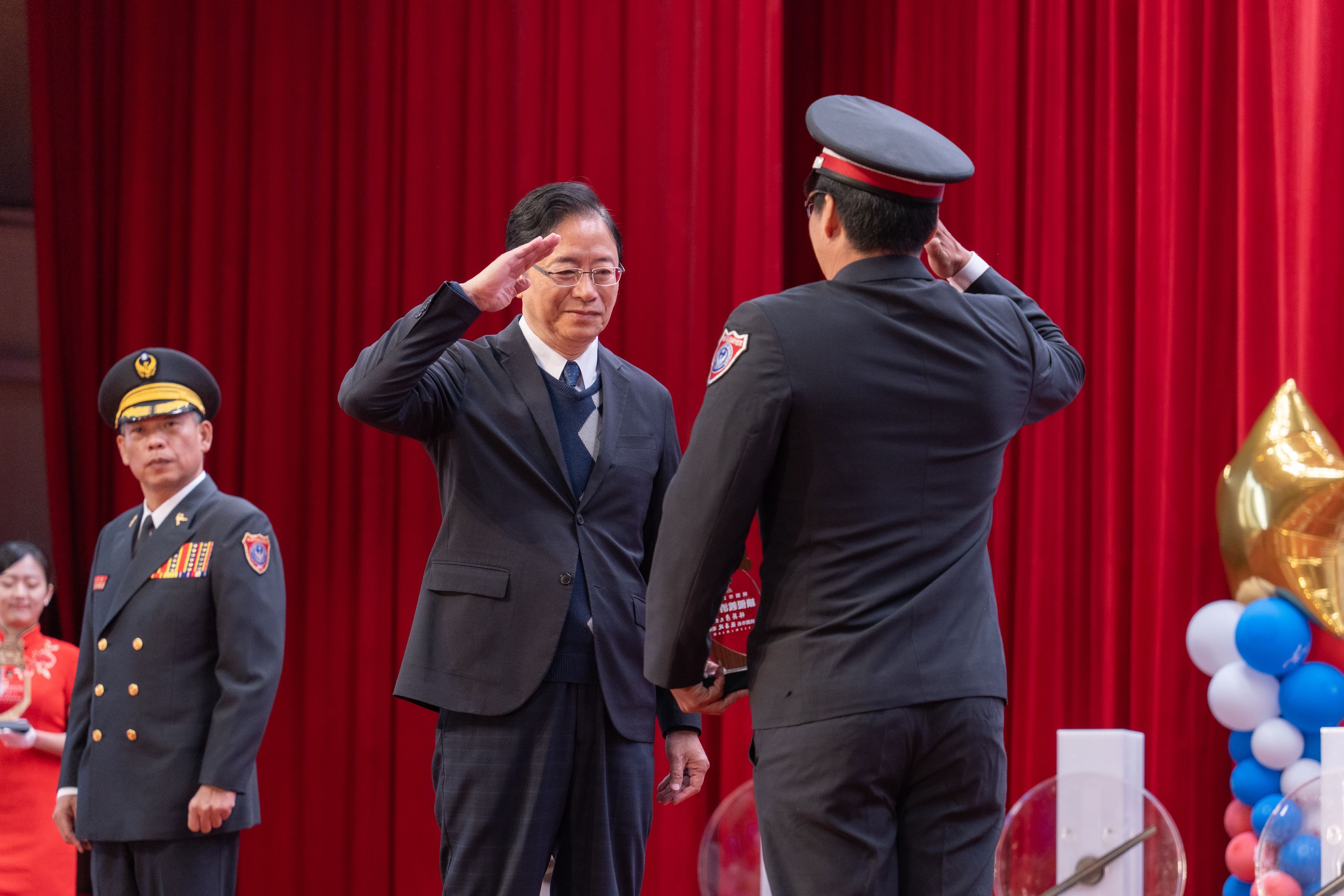 「119消防節」表揚50位績優消防人員   持續提升消防設備守...