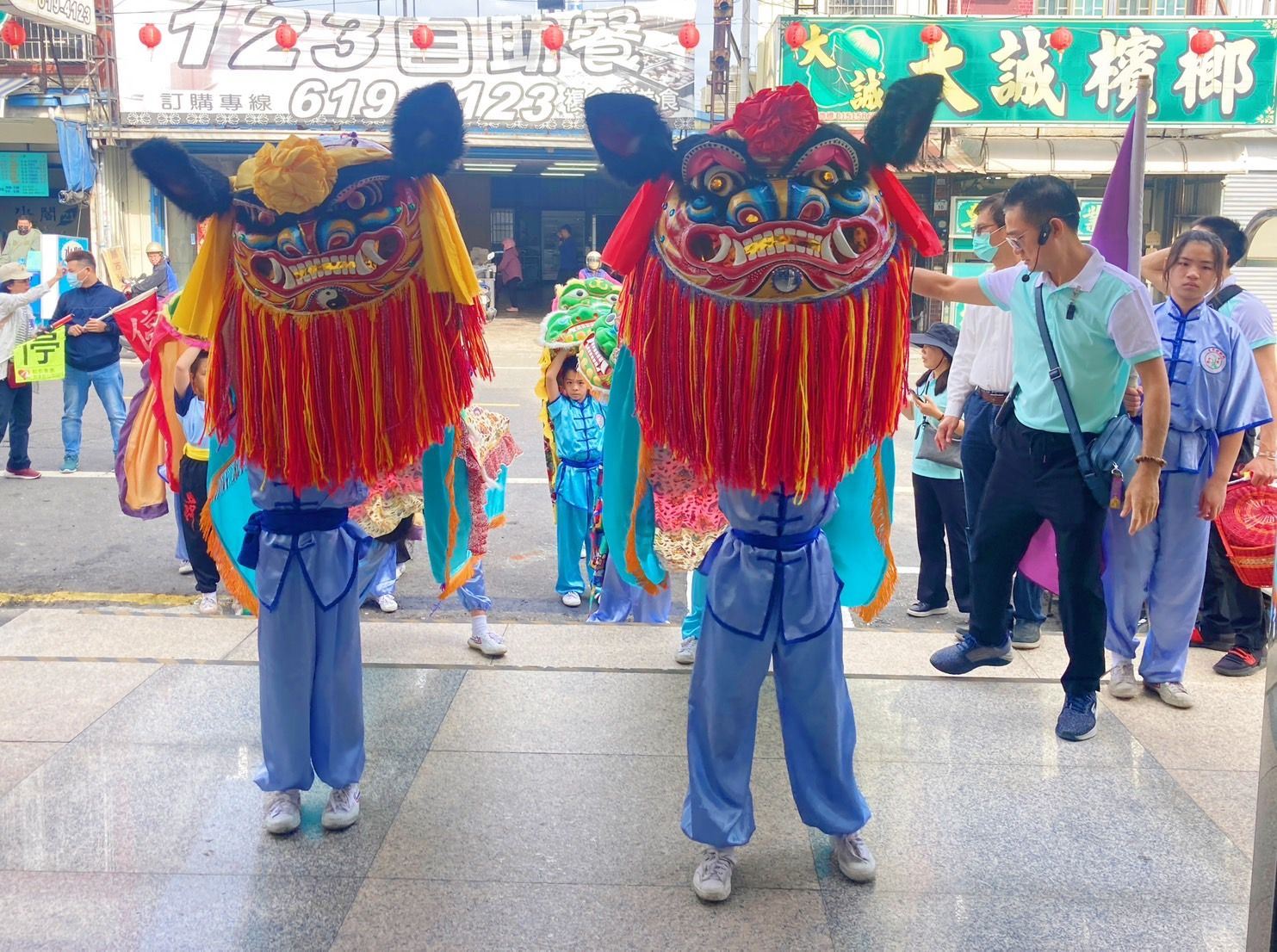 祥獅獻瑞  梓官戶所與民歡慶新年