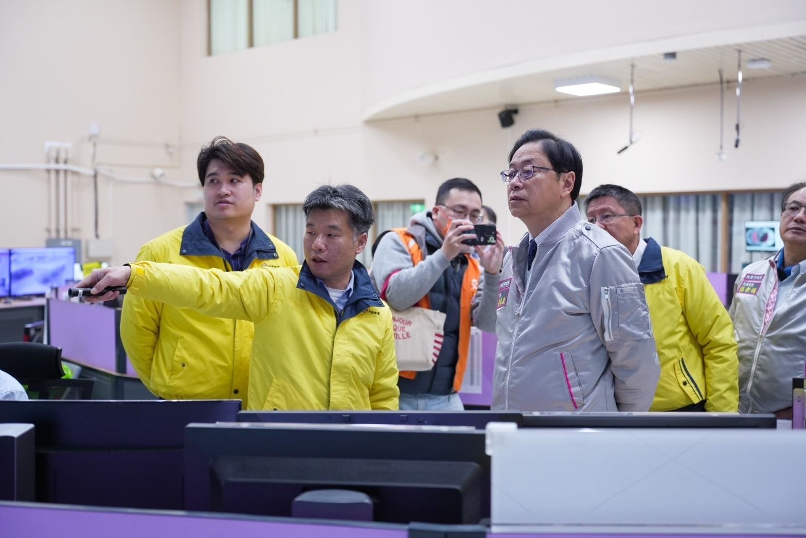 張市長視察桃園春節旅運 慰勞值班同仁守護春節運輸安全...