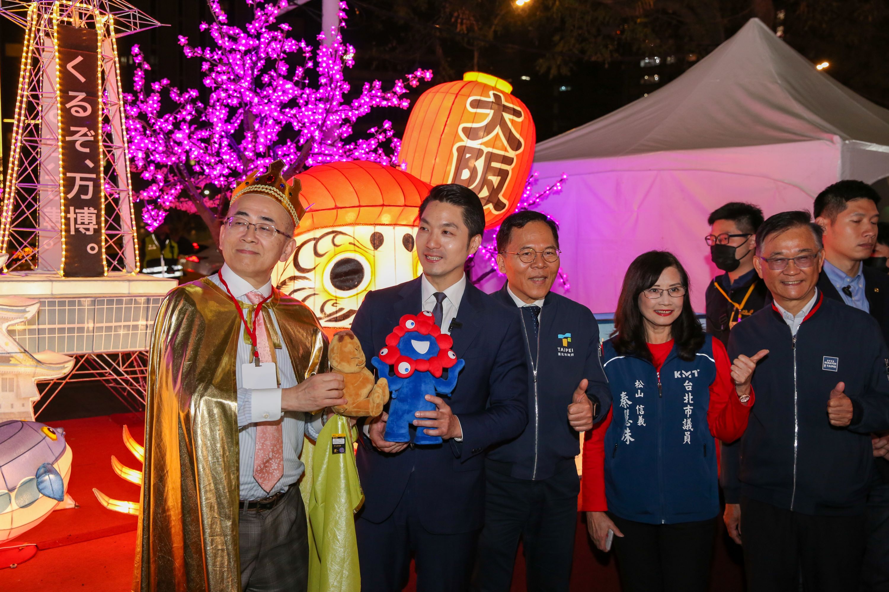臺北與大阪簽署觀光交流協定 大阪參展台北燈節推大阪光之...