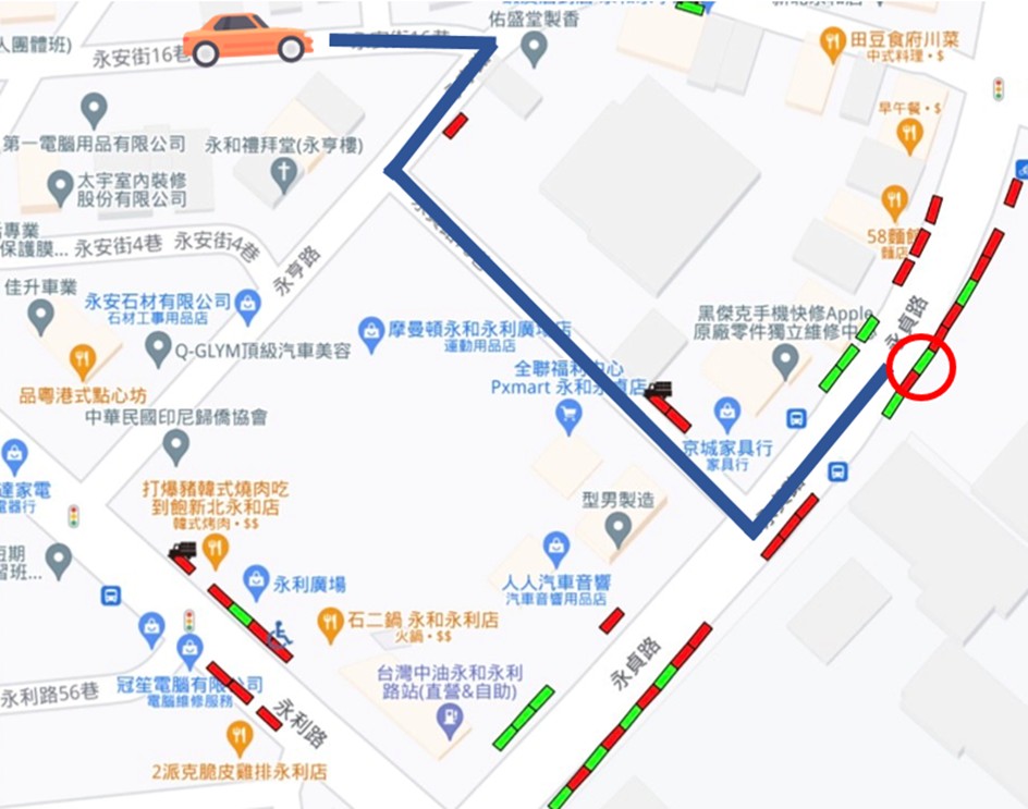 新北路邊地磁智慧停車格 快速找「位」...