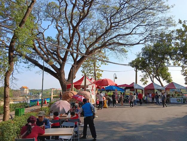 虎頭埤風景區兒童節遊園免費  踏青賞花逛市集