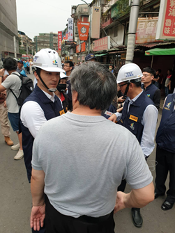 南機場整宅震災受損 市府第一時間進入社區維護市民安全