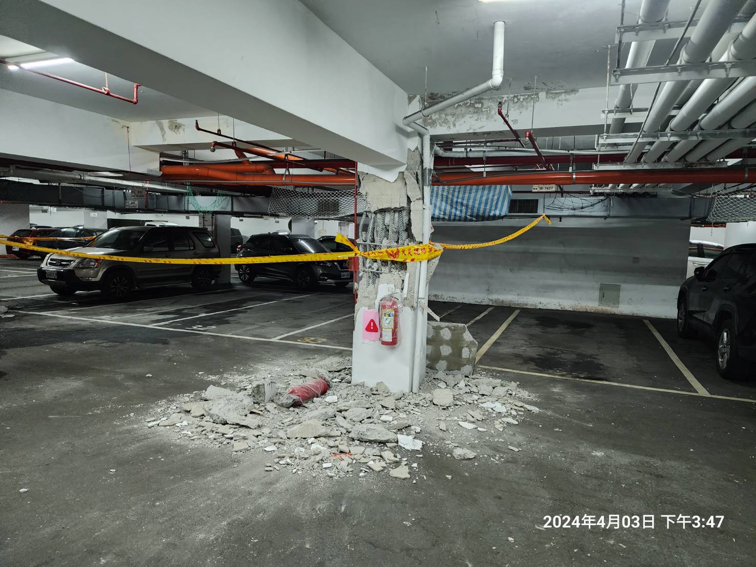 0403地震後新北市府全面啟動救災機制 市長關心建築物受損住戶