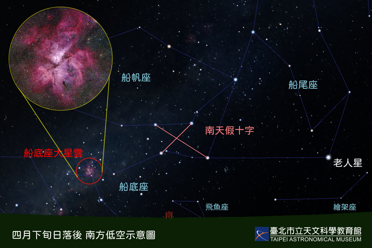 真假南十字短期間現身  南方天體精彩可期