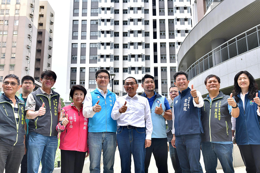 中和安邦社宅即將完工  侯友宜盼照顧更多弱勢及青年...