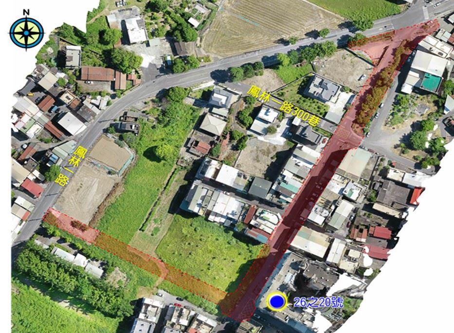 打通高雄大寮昭明社區瓶頸道路  鳳林一路300巷拓寬完成...