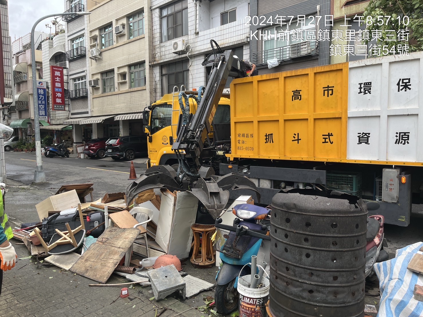 環保局汛期前加強清淤 颱風後加強廢棄物處理