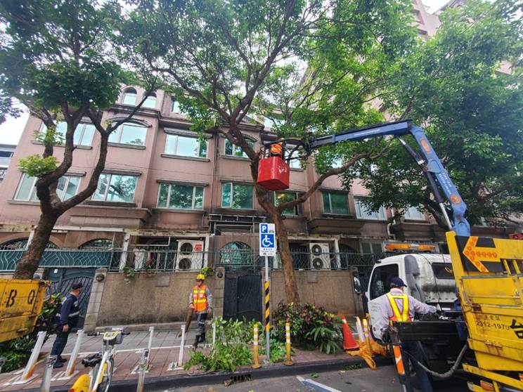 預應山陀兒颱風侵臺  北市公園處防颱整備...