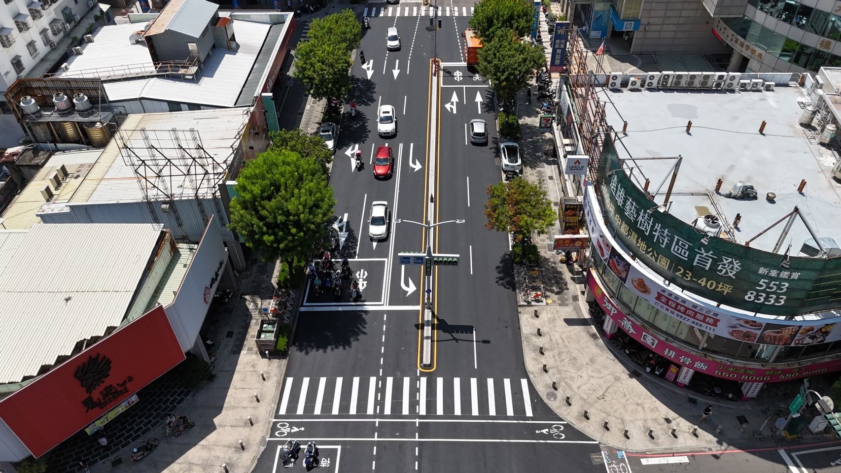 高市明誠路增設偏心左轉道   提升交通安全與效能...